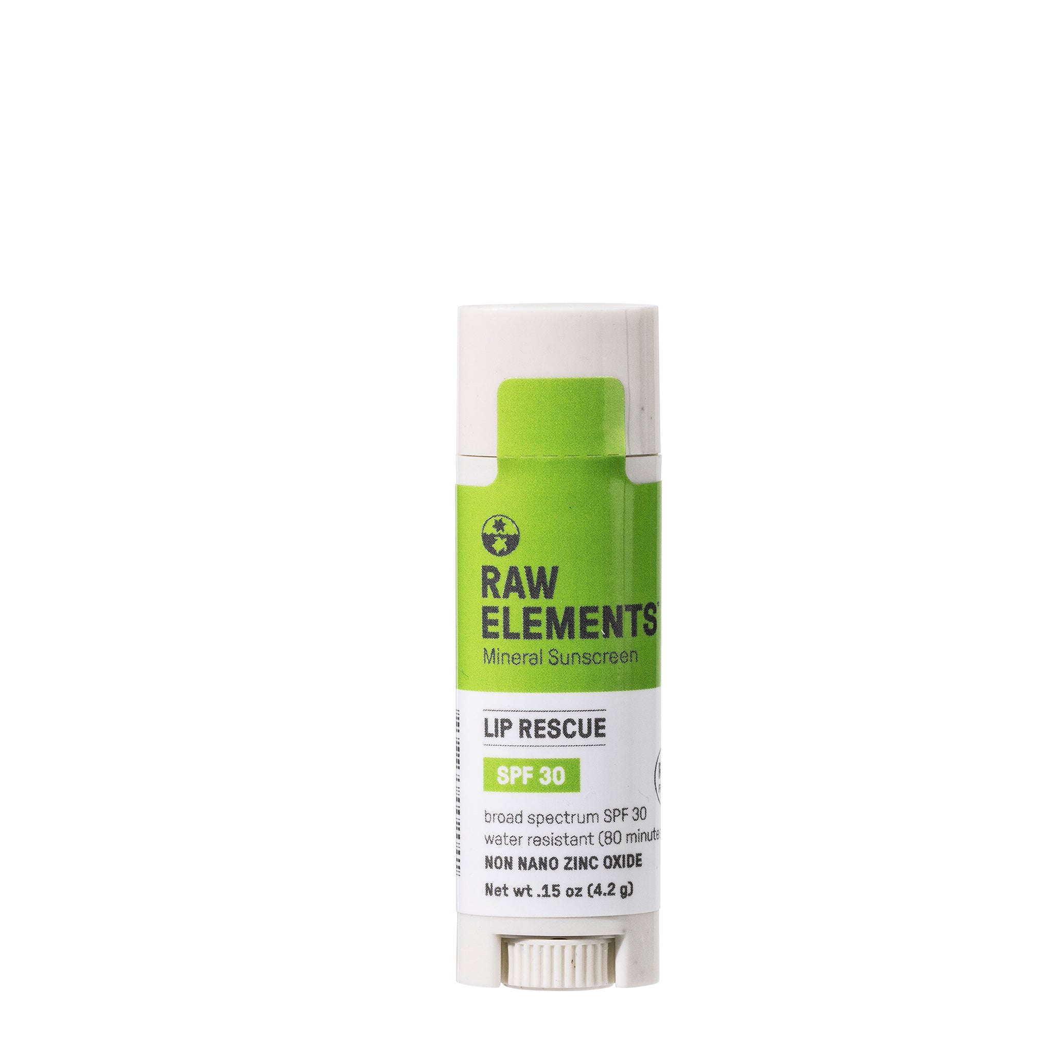 Raw Elements Lip Rescue SPF 30 - .15 oz – Raw ElementsUSA