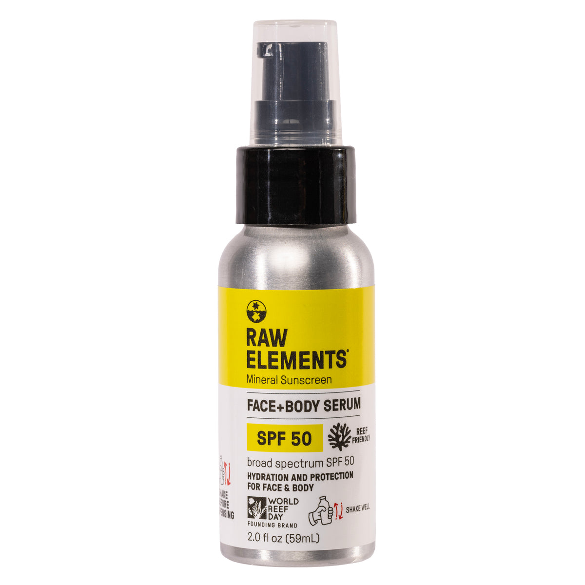 Raw Elements SPF50 Face and Body Serum